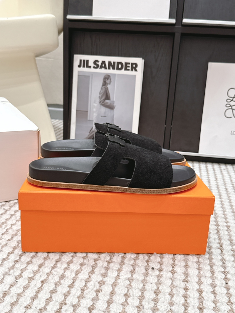 Шлёпанцы Hermes Oran стиль Hermès