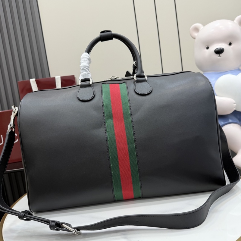 Путевая сумка Gucci с красно-зеленой полосой