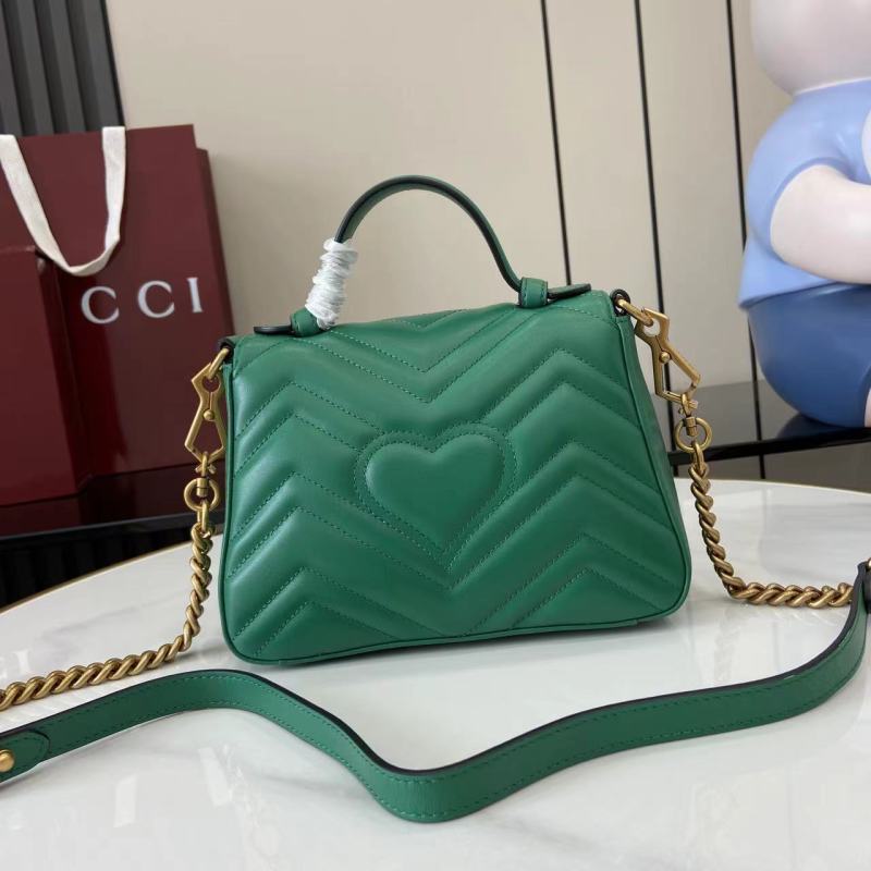 Сумка Gucci зеленая с цепочкой