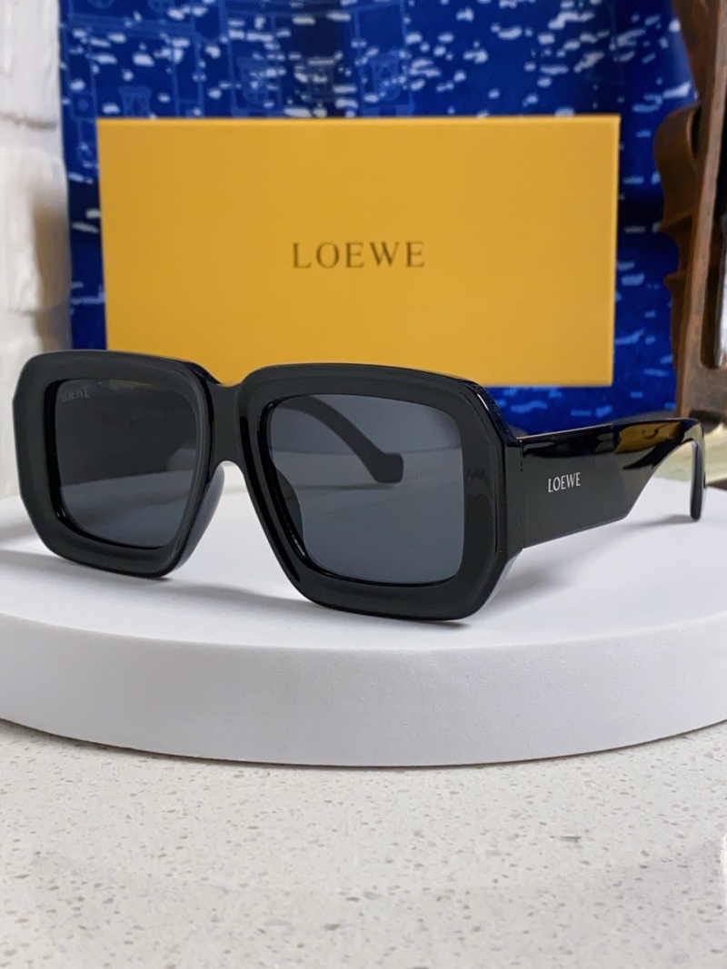 Loewe P100 женские солнцезащитные очки с крупной оправой и цветными линзами
