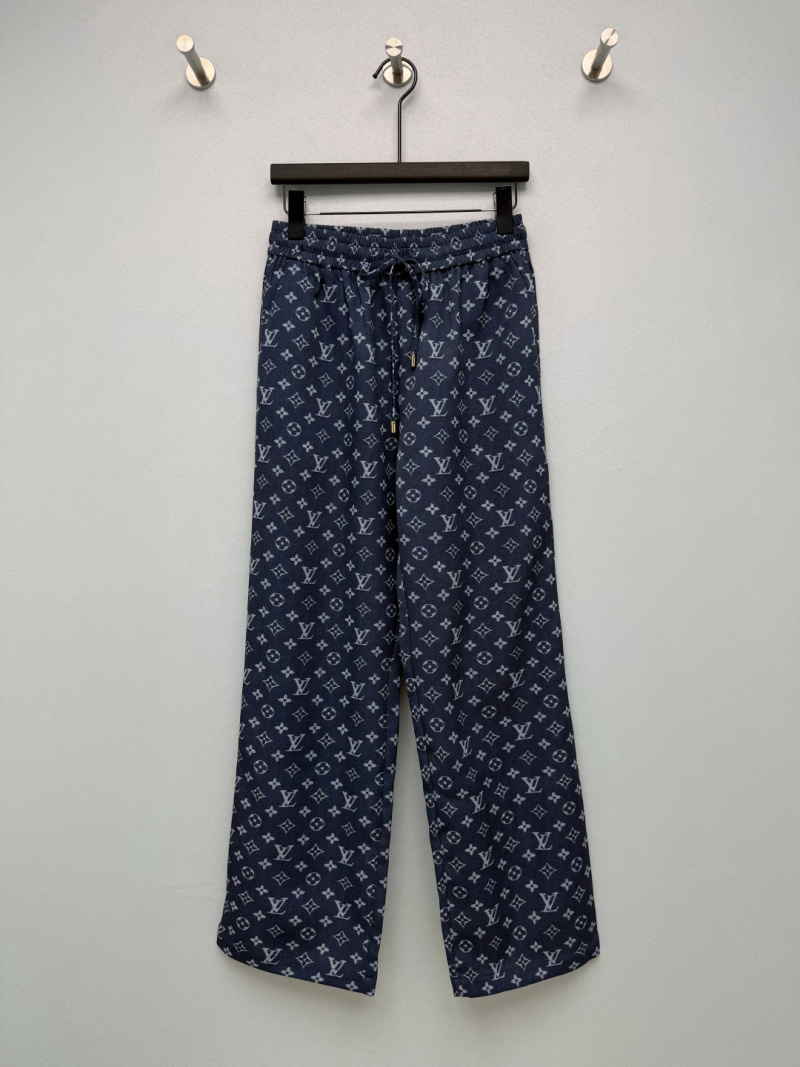 Брюки с принтом Monogram Louis Vuitton