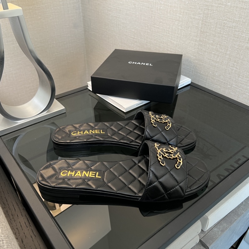 Шлепанцы CHANEL