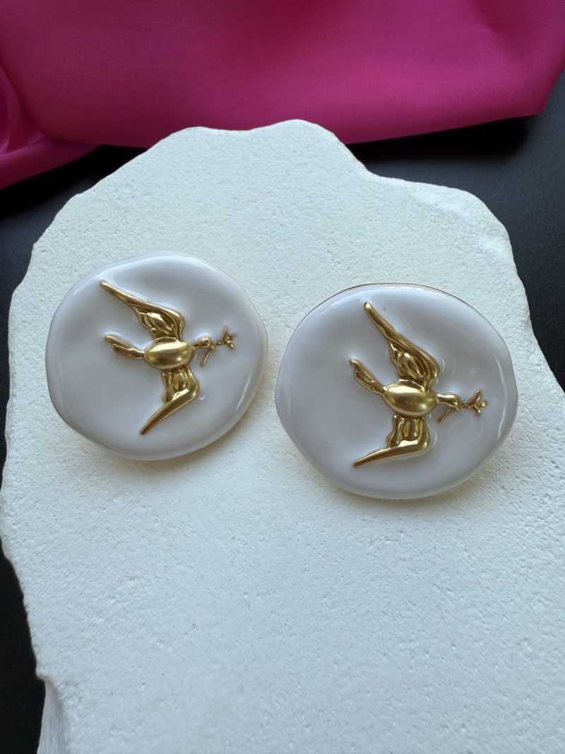 Серьги Schiaparelli с птицей
