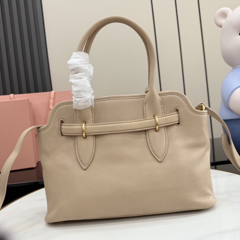 Сумка Miu Miu бежевая с логотипом