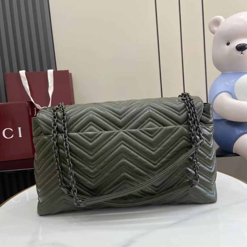 Сумка Gucci GG Marmont оливковая