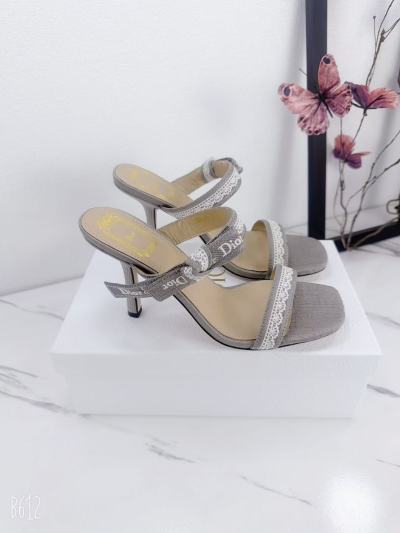 Женские сабо Dior серые