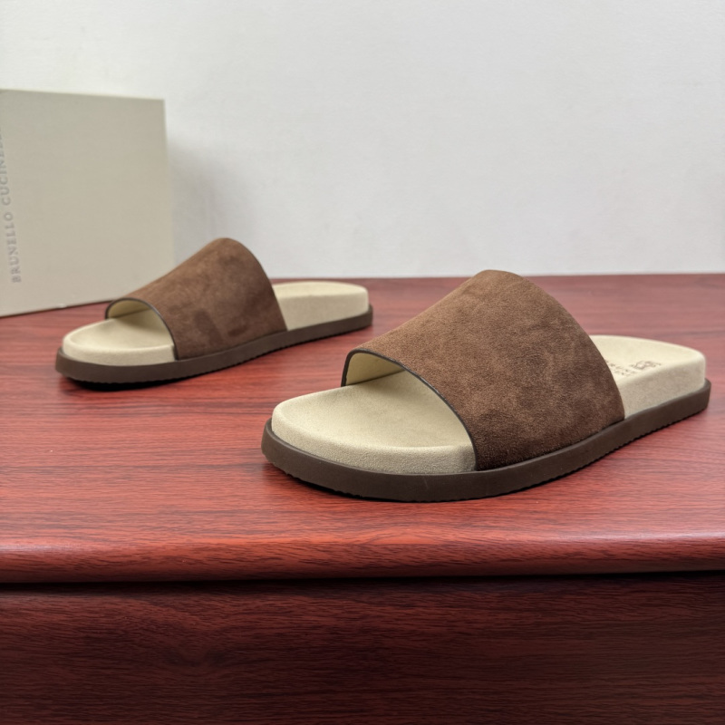 Мужские шлёпанцы Brunello Cucinelli