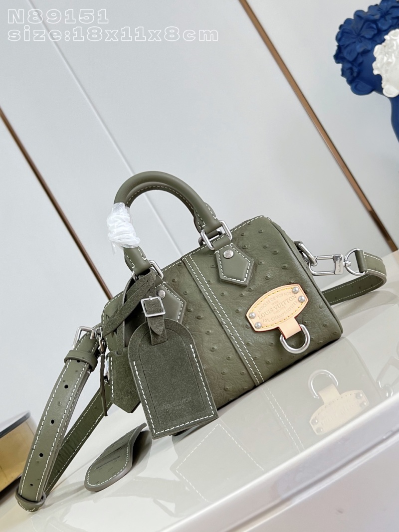 Сумка Speedy Bandoulière 18 оливкового цвета Louis Vuitton