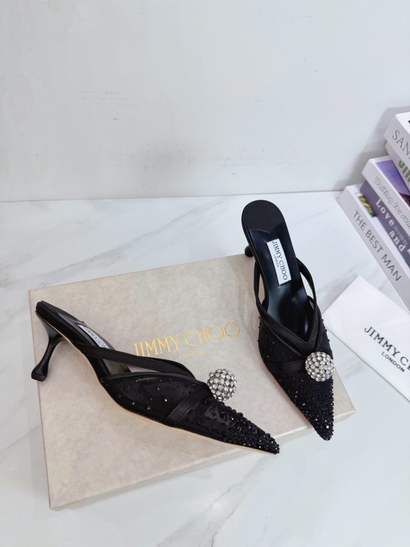 Женские туфли Jimmy Choo со стразами