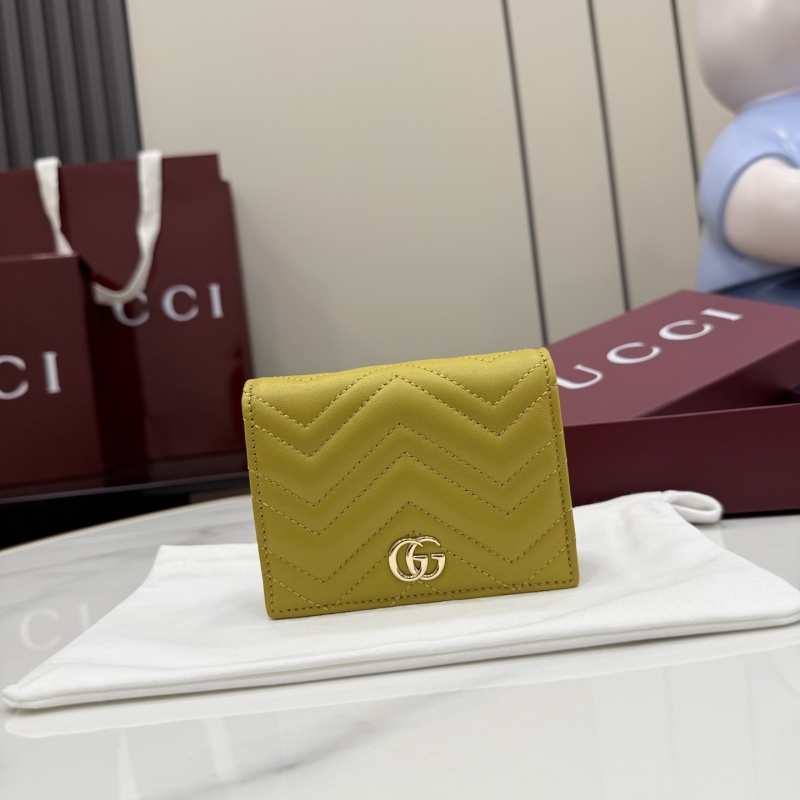 Кожаный кошелёк Gucci с логотипом GG