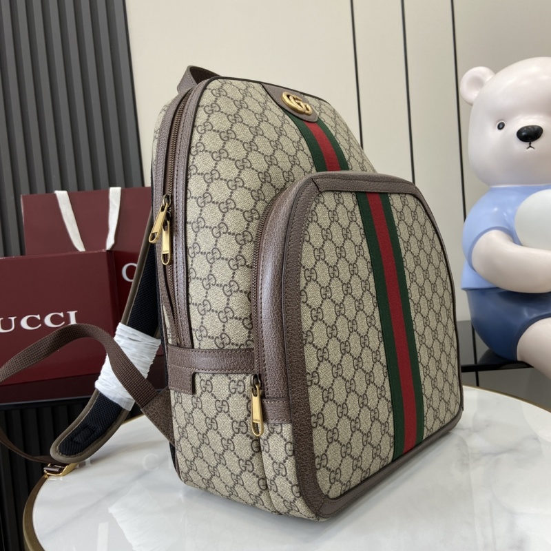 Рюкзак Gucci с монограммой и полосой