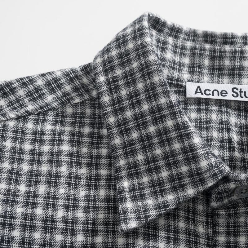 Мужская клетчатая фланелевая рубашка Acne Studios