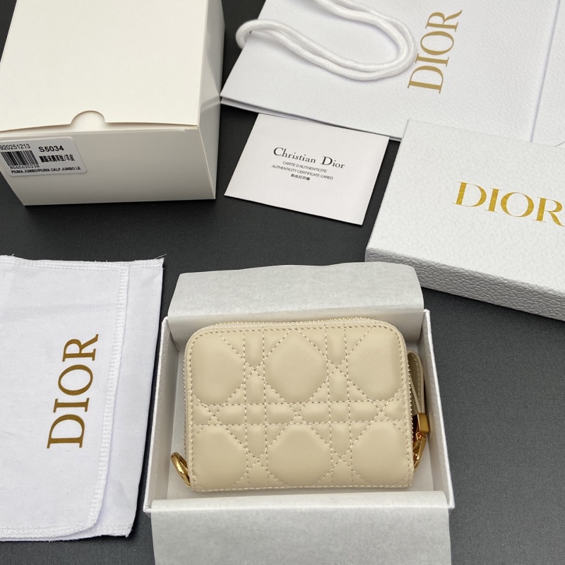 Портмоне Dior S5034 бежевое