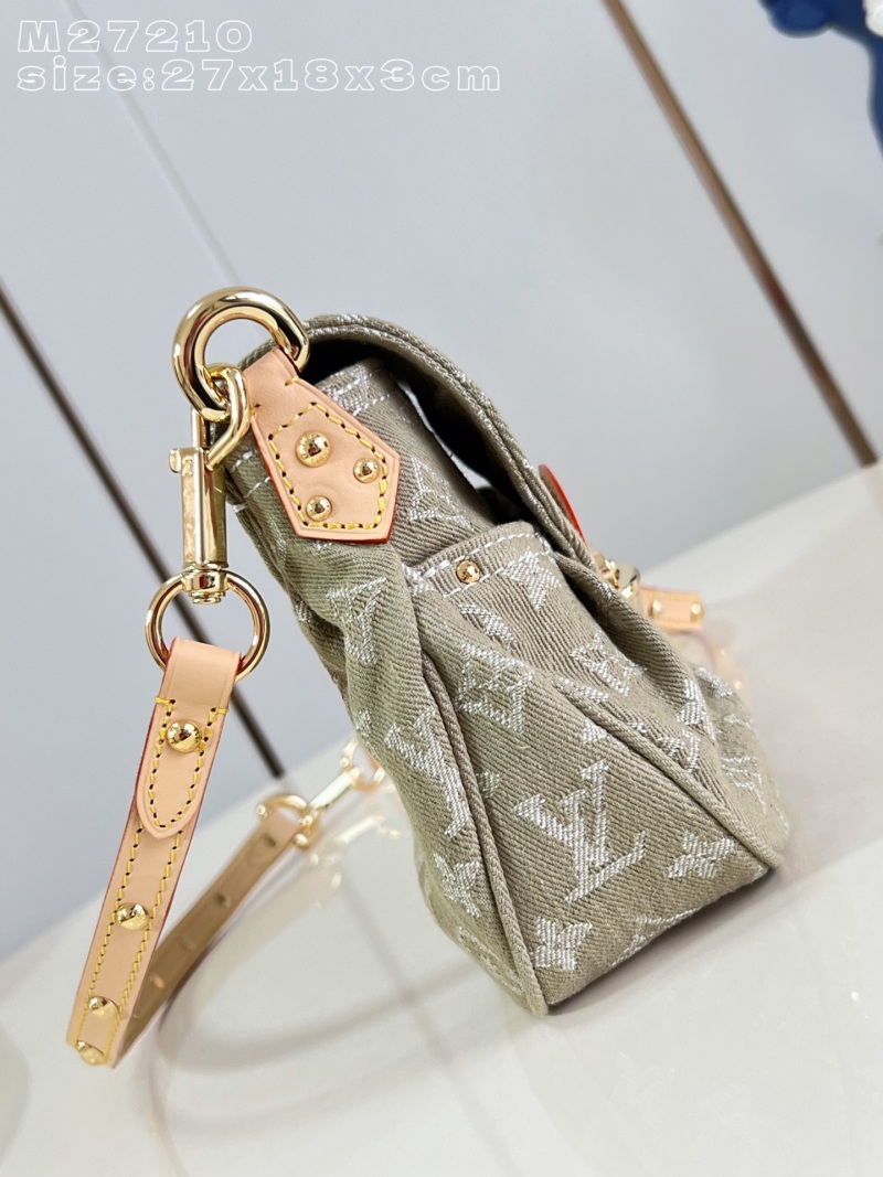 Джинсовая сумка Louis Vuitton с монограммой