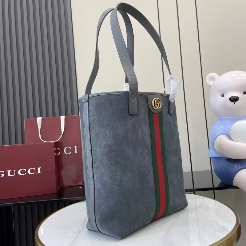 Сумка-тоут Gucci с замшевой текстурой