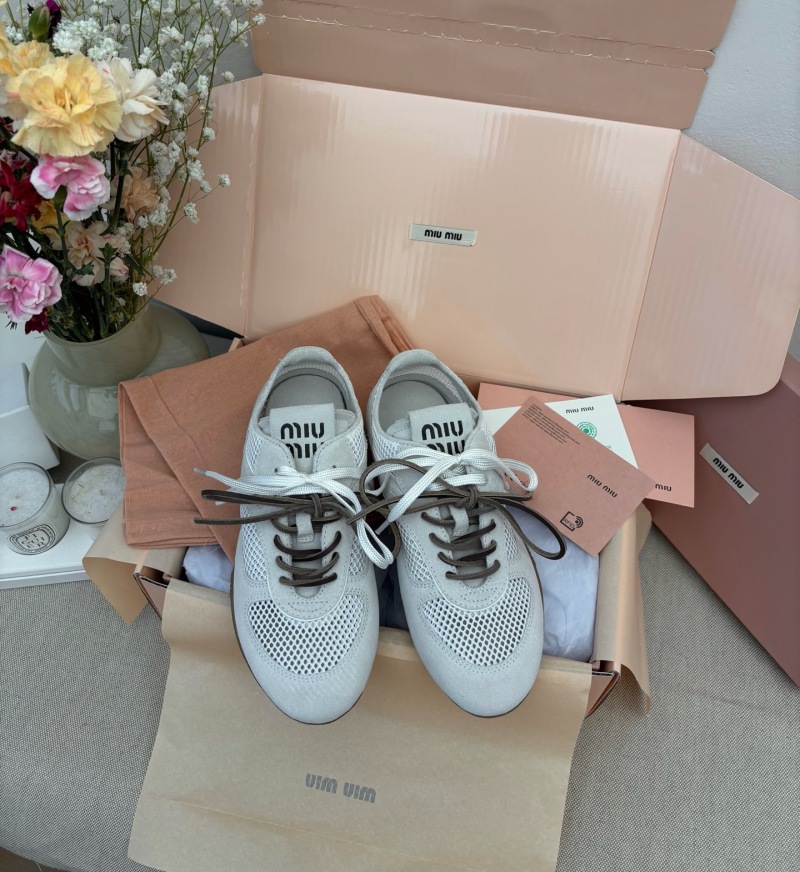 Сетчатые кроссовки Miu Miu