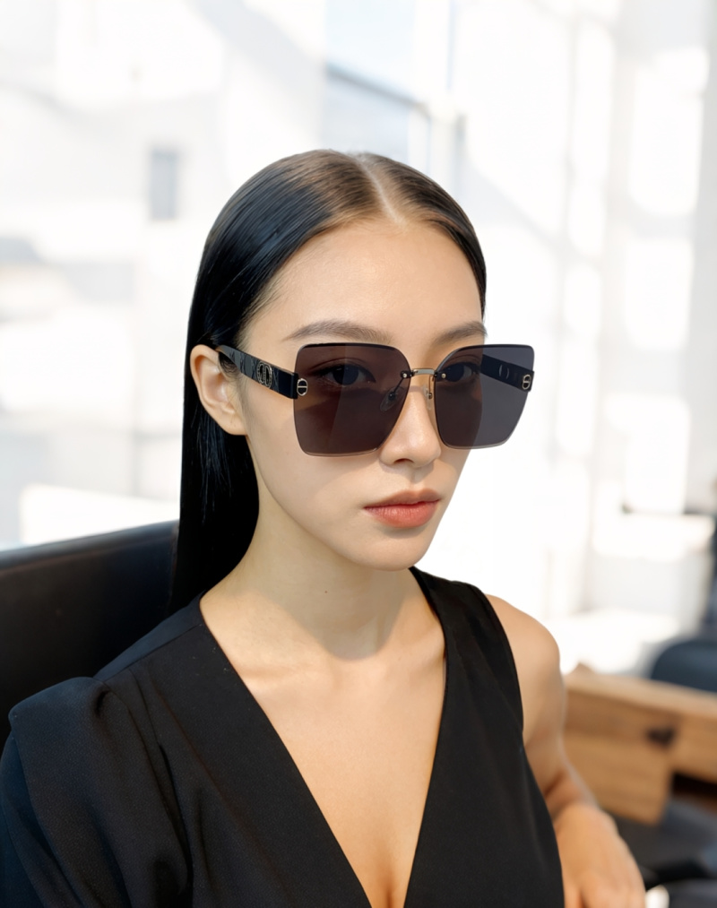 Солнцезащитные очки Dior без оправы квадратной формы