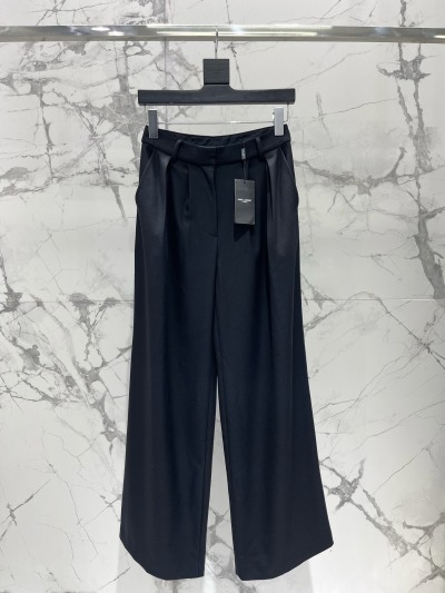 Брюки женские шерстяные широкие Saint Laurent