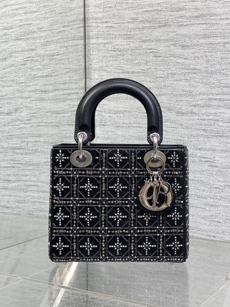 Сумка Dior Lady Dior с кристаллами