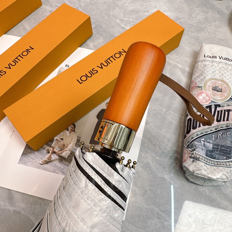 Зонт складной Louis Vuitton автоматический с защитой от солнца