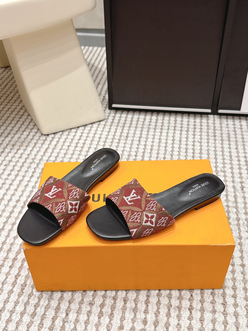 Женские босоножки с принтом Louis Vuitton