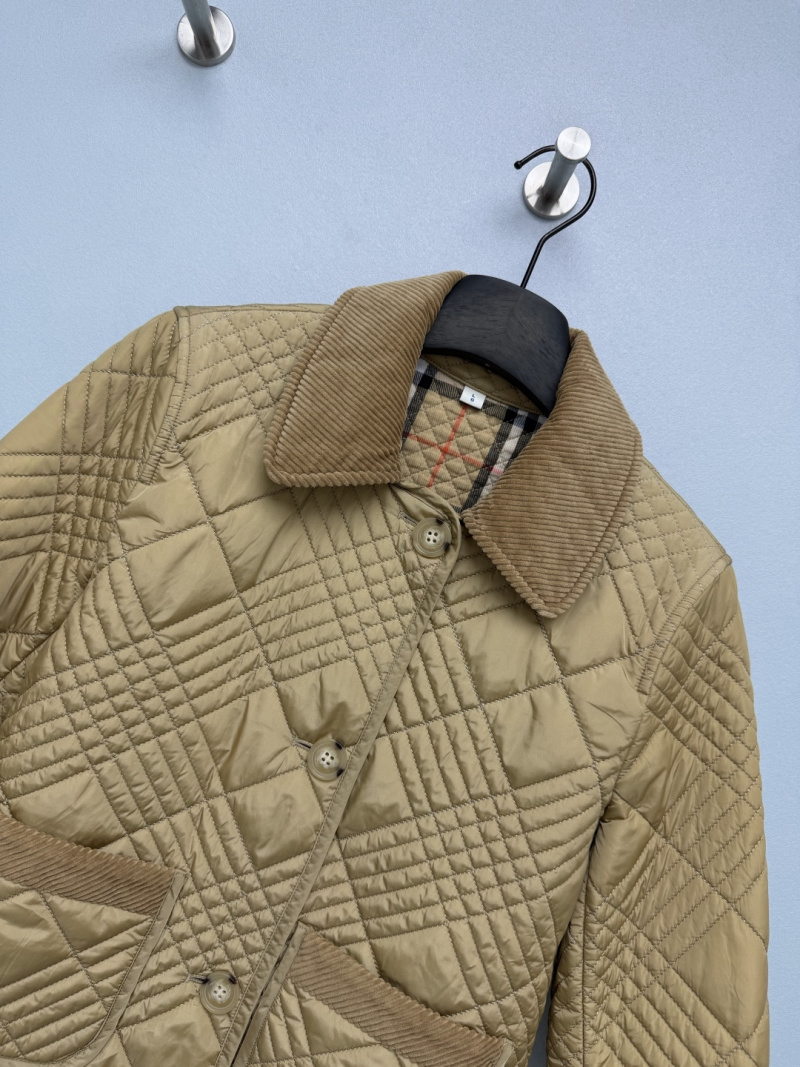 Куртка Burberry с логотипом и клетчатым подкладом