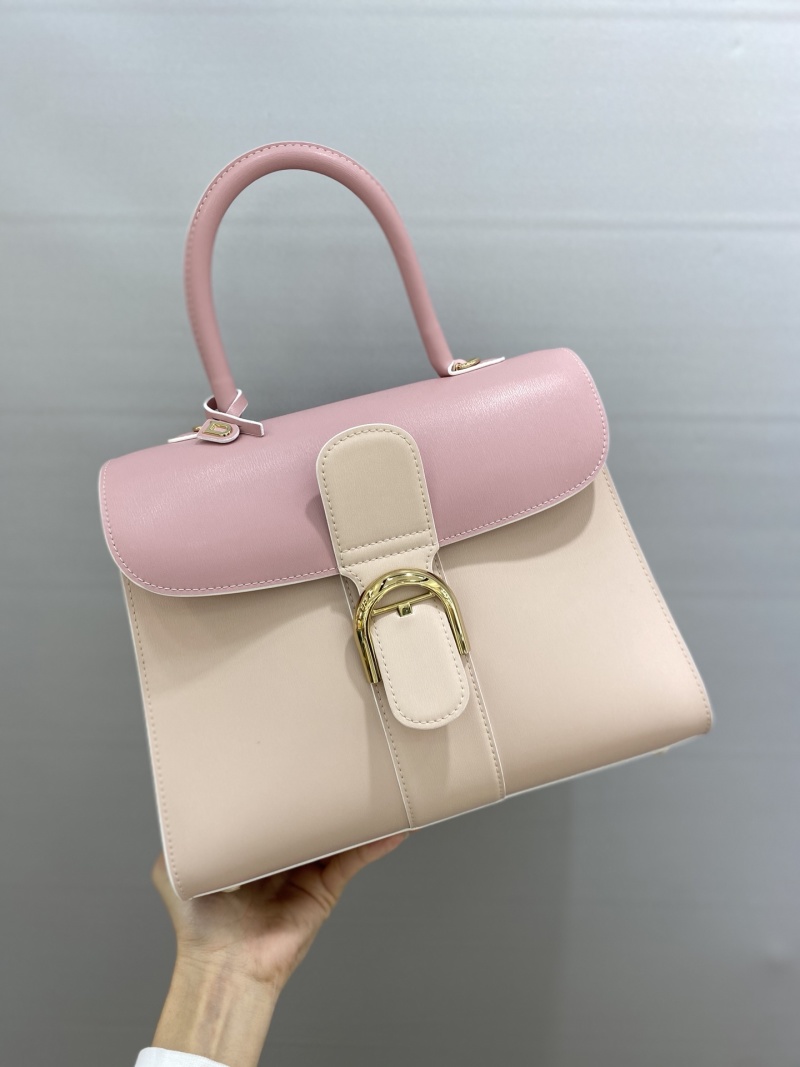 Delvaux сумка Brillant пудрового и бежевого цвета