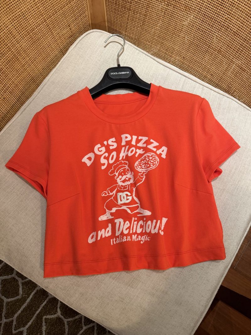 Футболка с принтом DG'S PIZZA Dolce & Gabbana