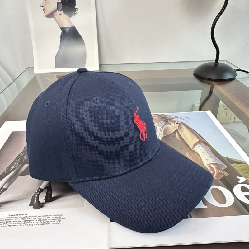 Кепка POLO синяя с вышивкой Без бренда