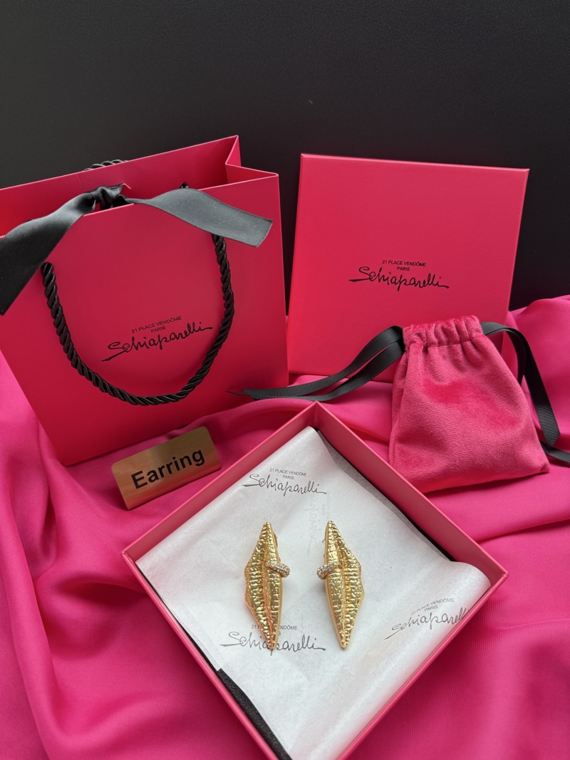 Серьги с кристаллами Schiaparelli