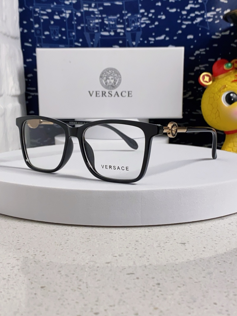 Очки Versace черные прямоугольные