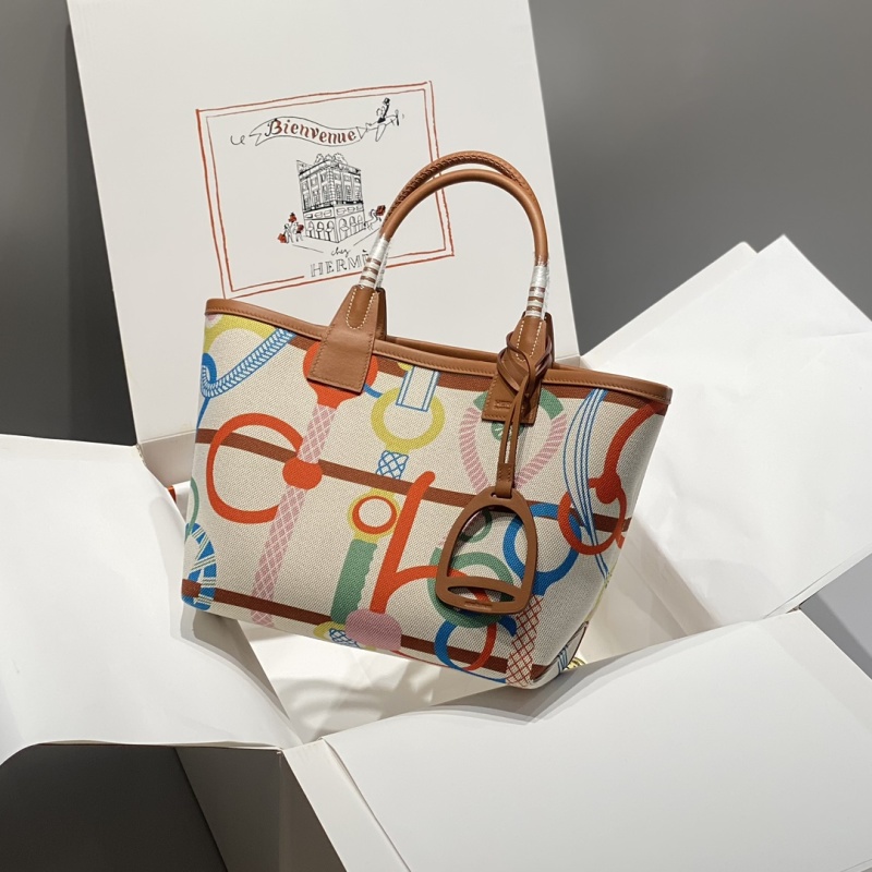 Сумка Hermes с разноцветным принтом Hermès