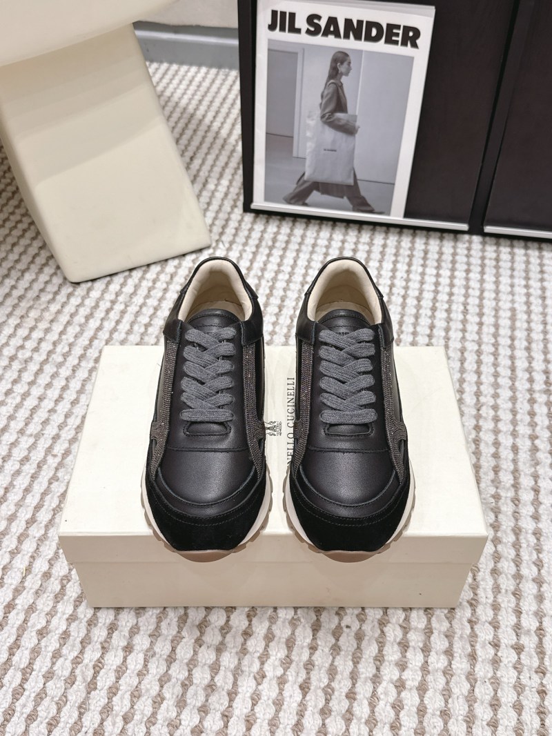 Черные кроссовки Brunello Cucinelli