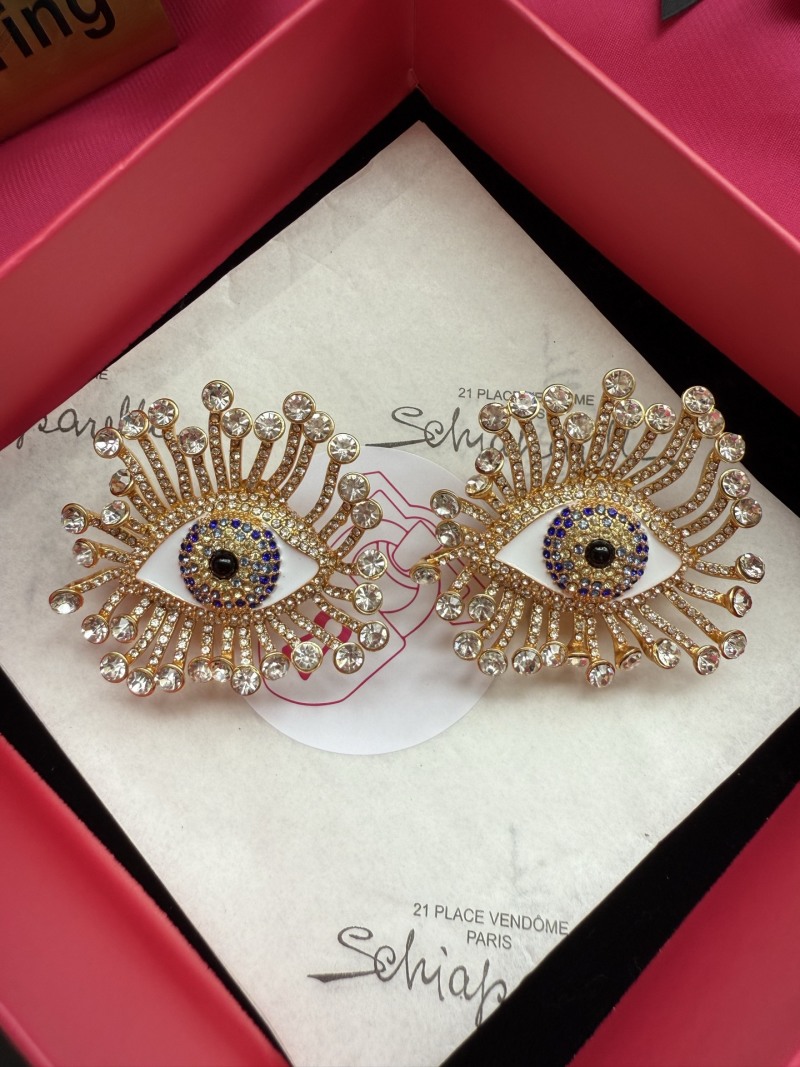 Серьги в виде глаз Schiaparelli