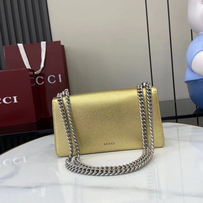 Сумка-кроссбоди Gucci Dionysus золотистая
