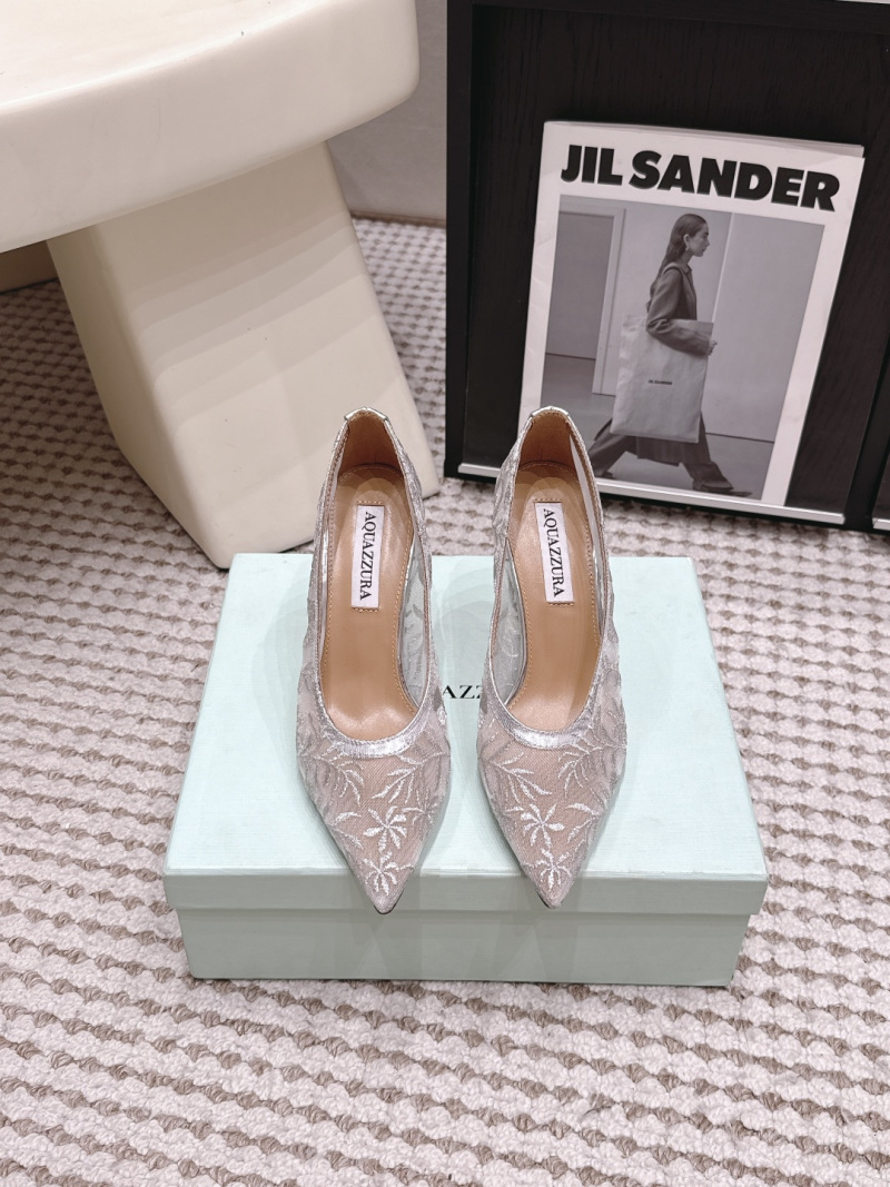 Женские туфли Aquazzura с цветочным узором