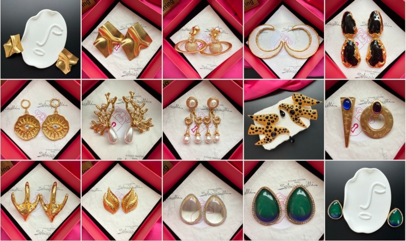 Серьги Schiaparelli