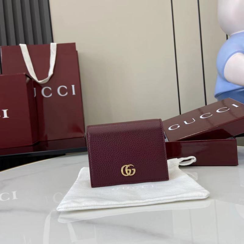 Портмоне Gucci бордового цвета