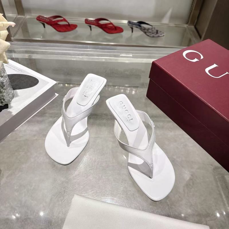 Женские сабо Gucci из натуральной кожи на каблуке