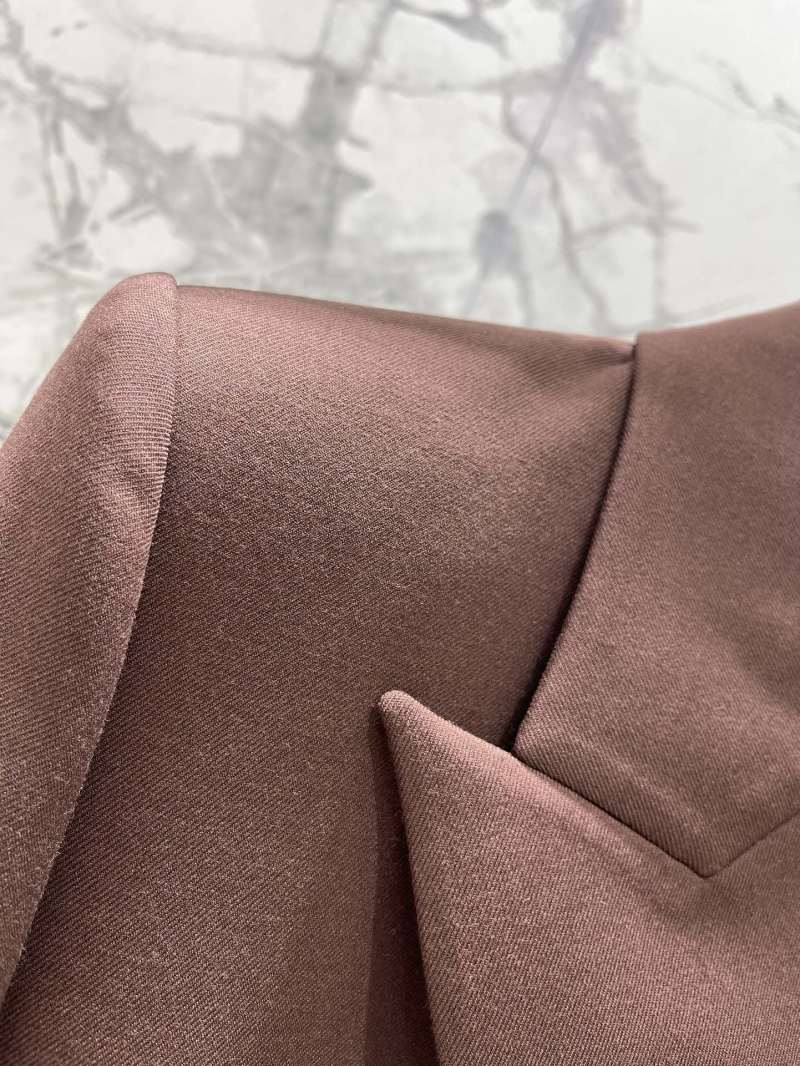 Женский двубортный пиджак Saint Laurent из шерсти