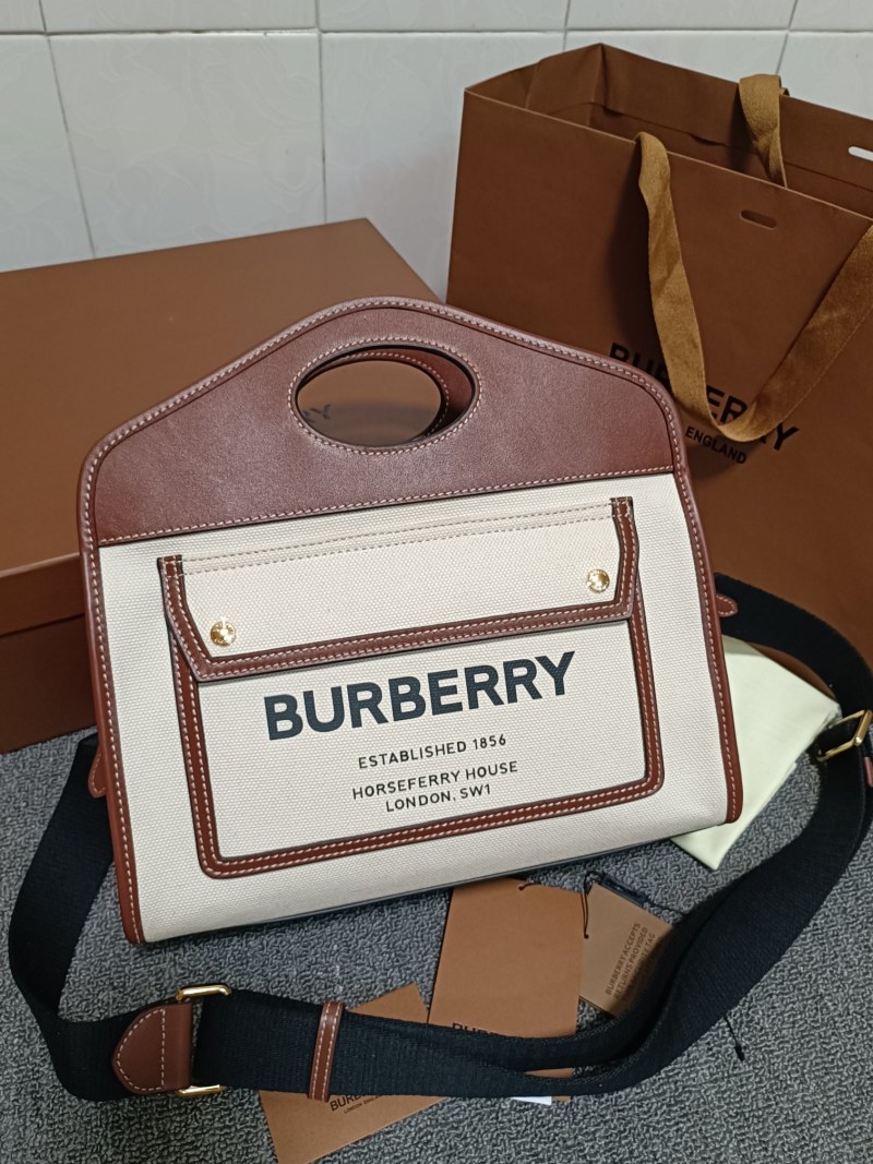 Сумка-тоут Burberry Mini Tote бежевая