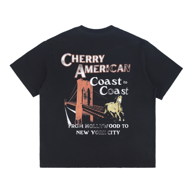 Футболка Cherry American с графическим принтом Без бренда