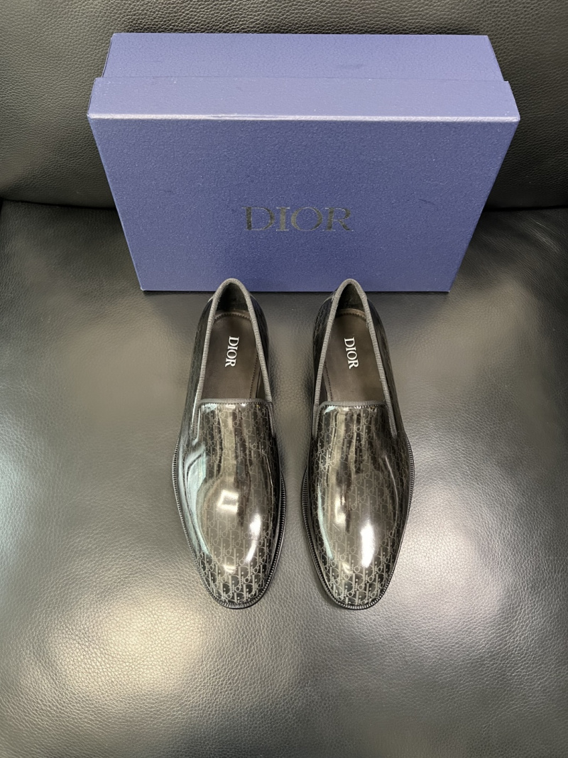 Мужские кожаные мокасины Dior