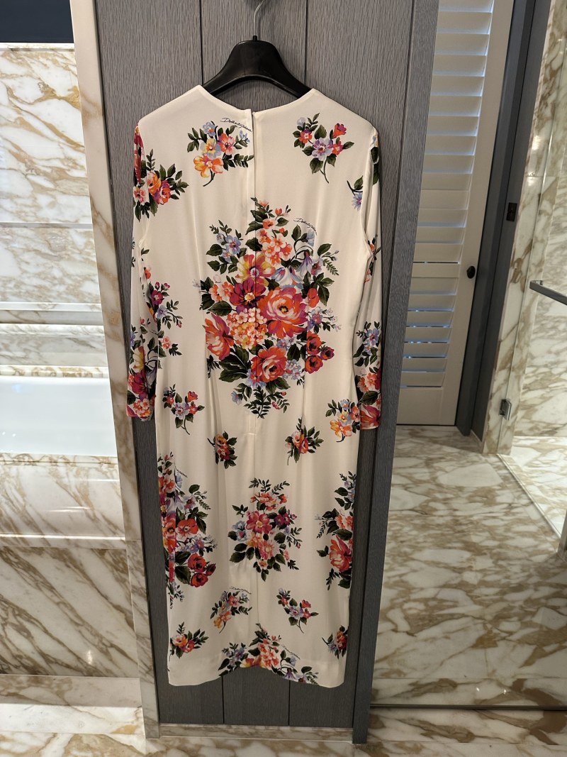 Повседневное платье с цветочным принтом Dolce & Gabbana
