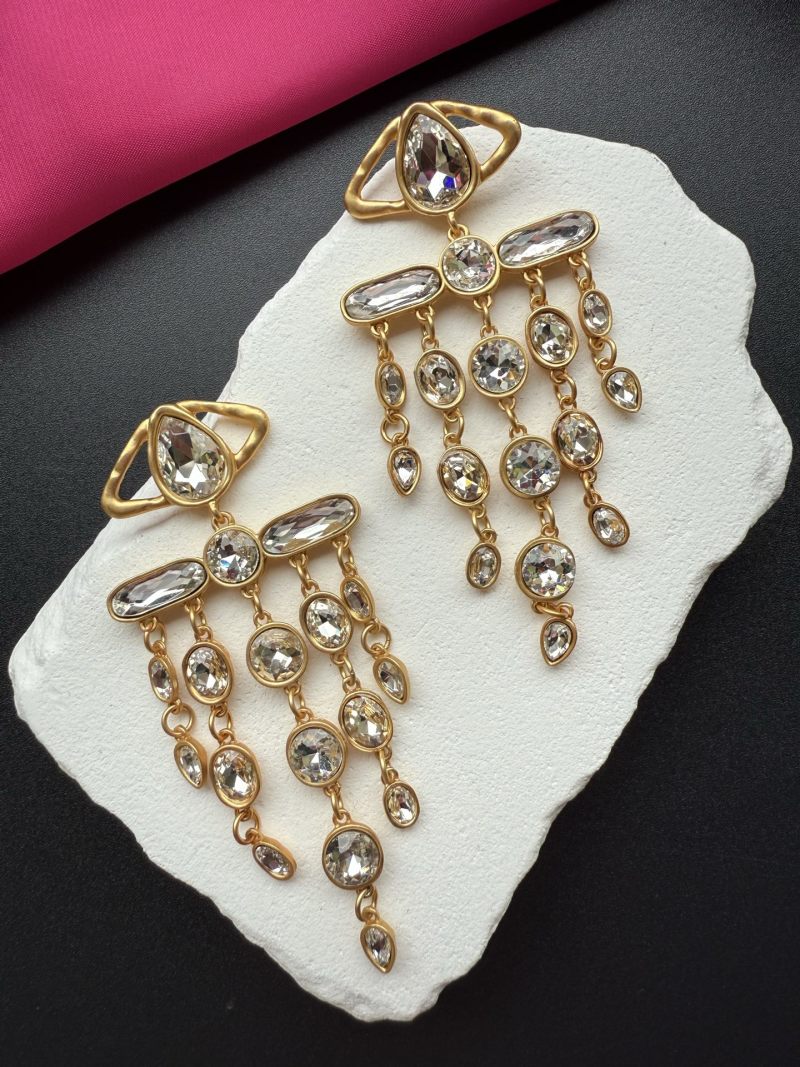 Серьги с кристаллами Schiaparelli