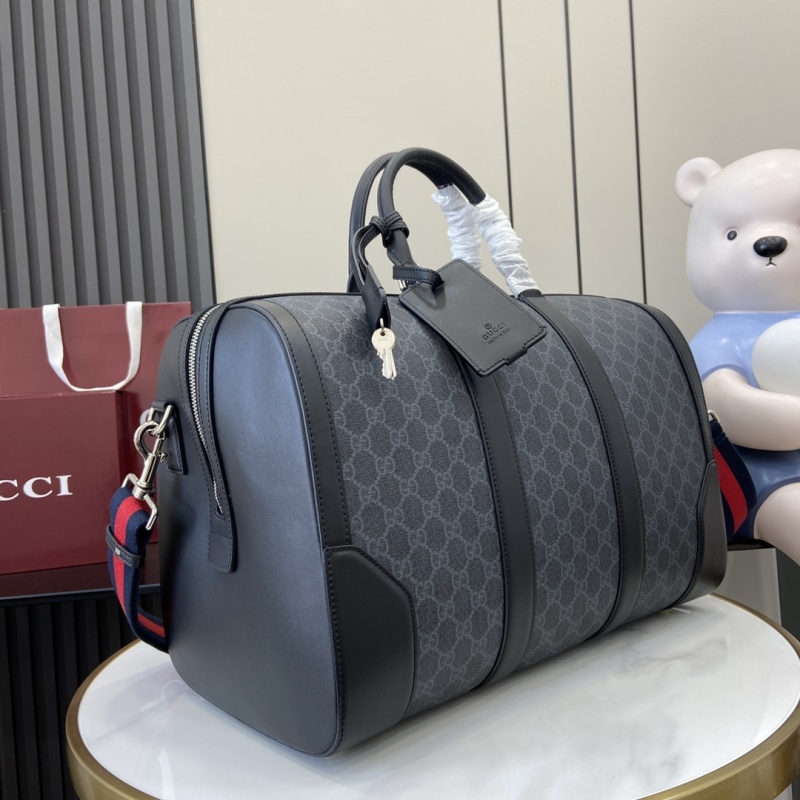 Путевая сумка Gucci серый с принтом