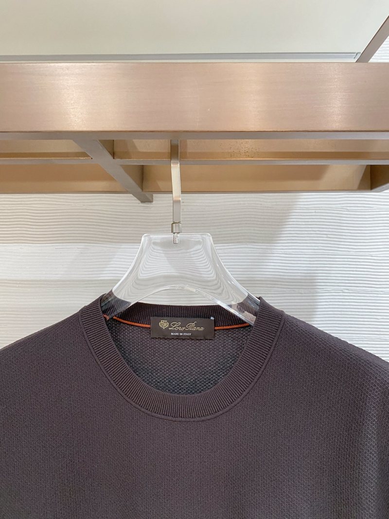 Мужская футболка Loro Piana круглое горло