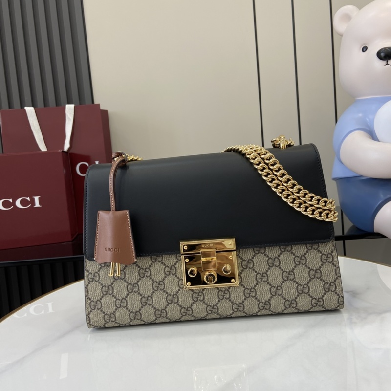 Сумка Gucci с цепочкой и замком