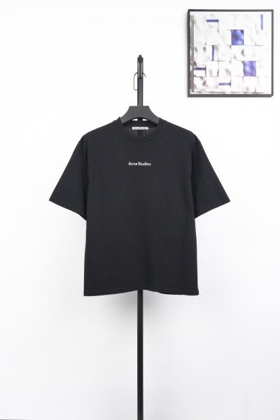 Футболка Acne Studios черная с логотипом