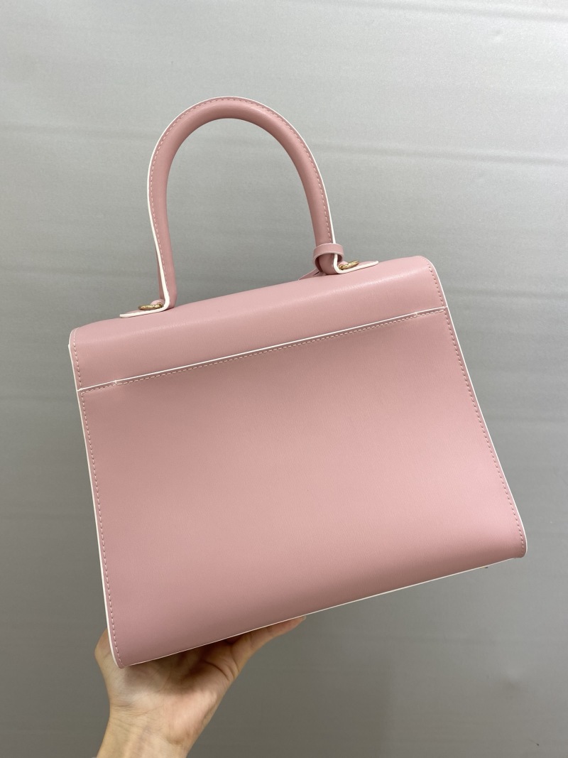 Delvaux сумка Brillant пудрового и бежевого цвета